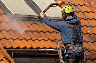 Démoussage et hydrofuge de toiture à Ydes
